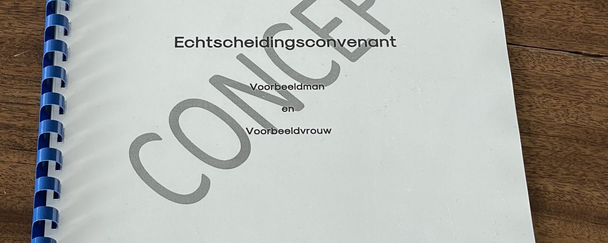 Echtscheidingsconvenant